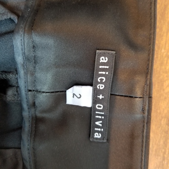 Alice + Olivia Satin Pants - Size 2 - Picture 3 of 6